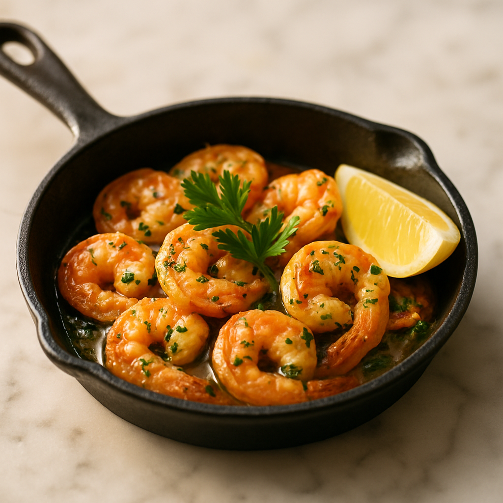 Chevrettes sautées à l’ail
